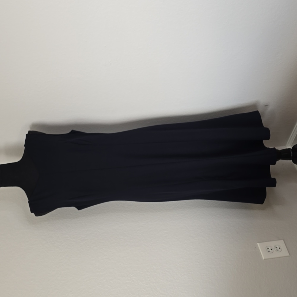 Ann Taylor Navy Sleeveless Dress Size 10